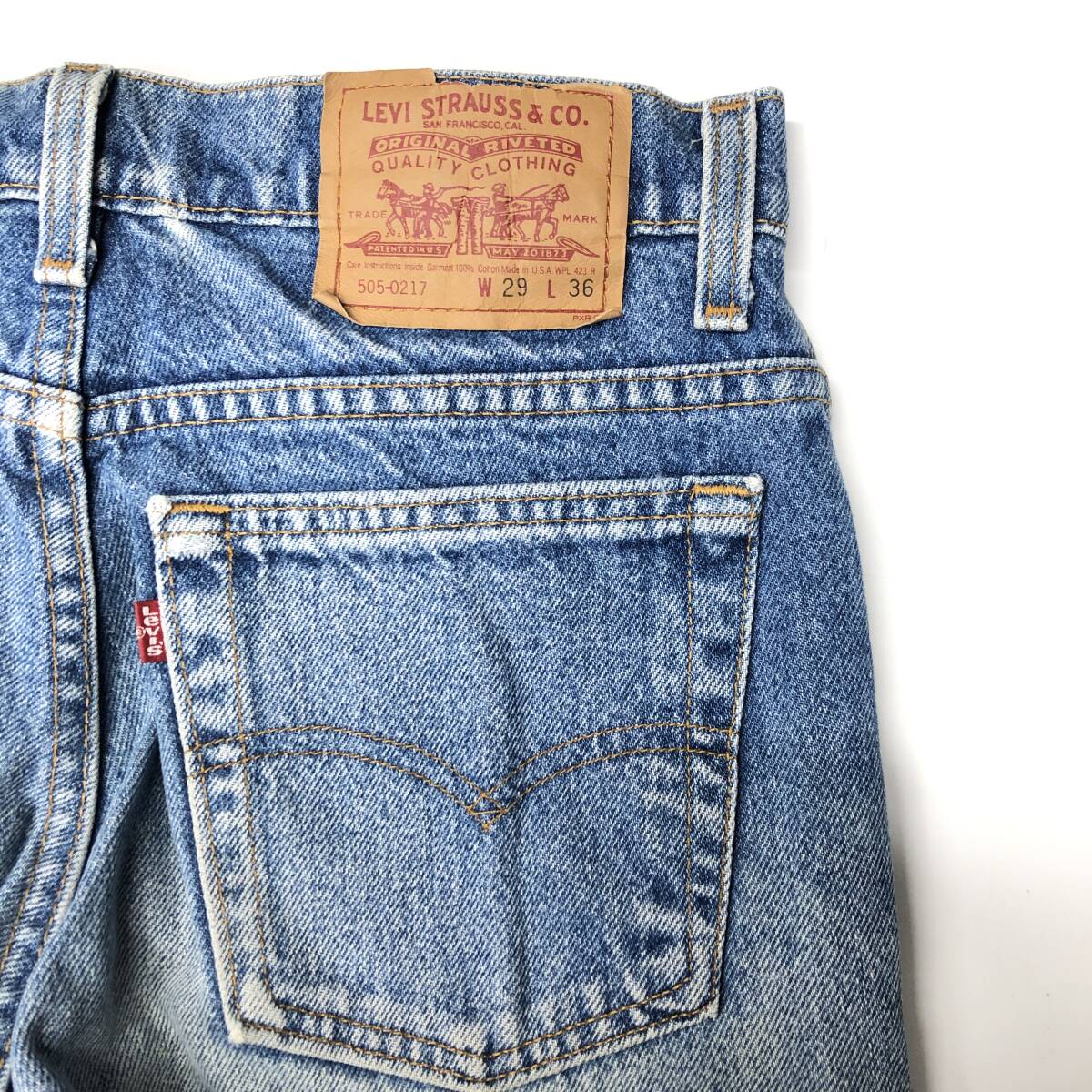 90s USA製 リーバイス 505 デニムパンツ W29 505-0217 93年 525 90s USA製 リーバイス 505 デニムパンツ W29 505-0217 93年 525