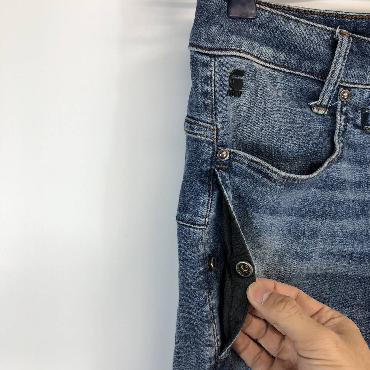 G-STAR RAW ジースターロウ デニムパンツ 3Dスリム ストレッチ 30表記 D-STAQ 3D SLIMの画像3