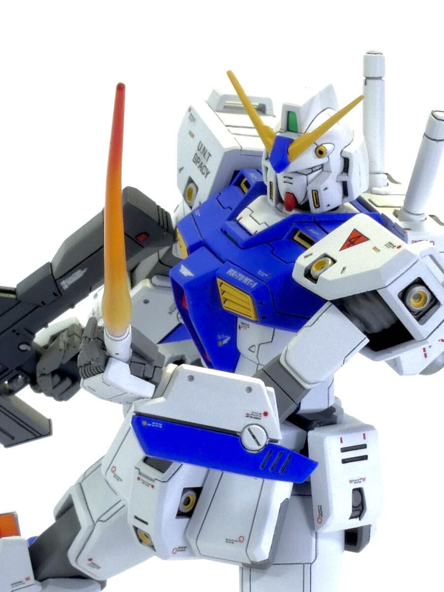 HGUC 1/144 GUNDAM NT1 アレックス スタイル改修 塗装済み 完成品 _画像6