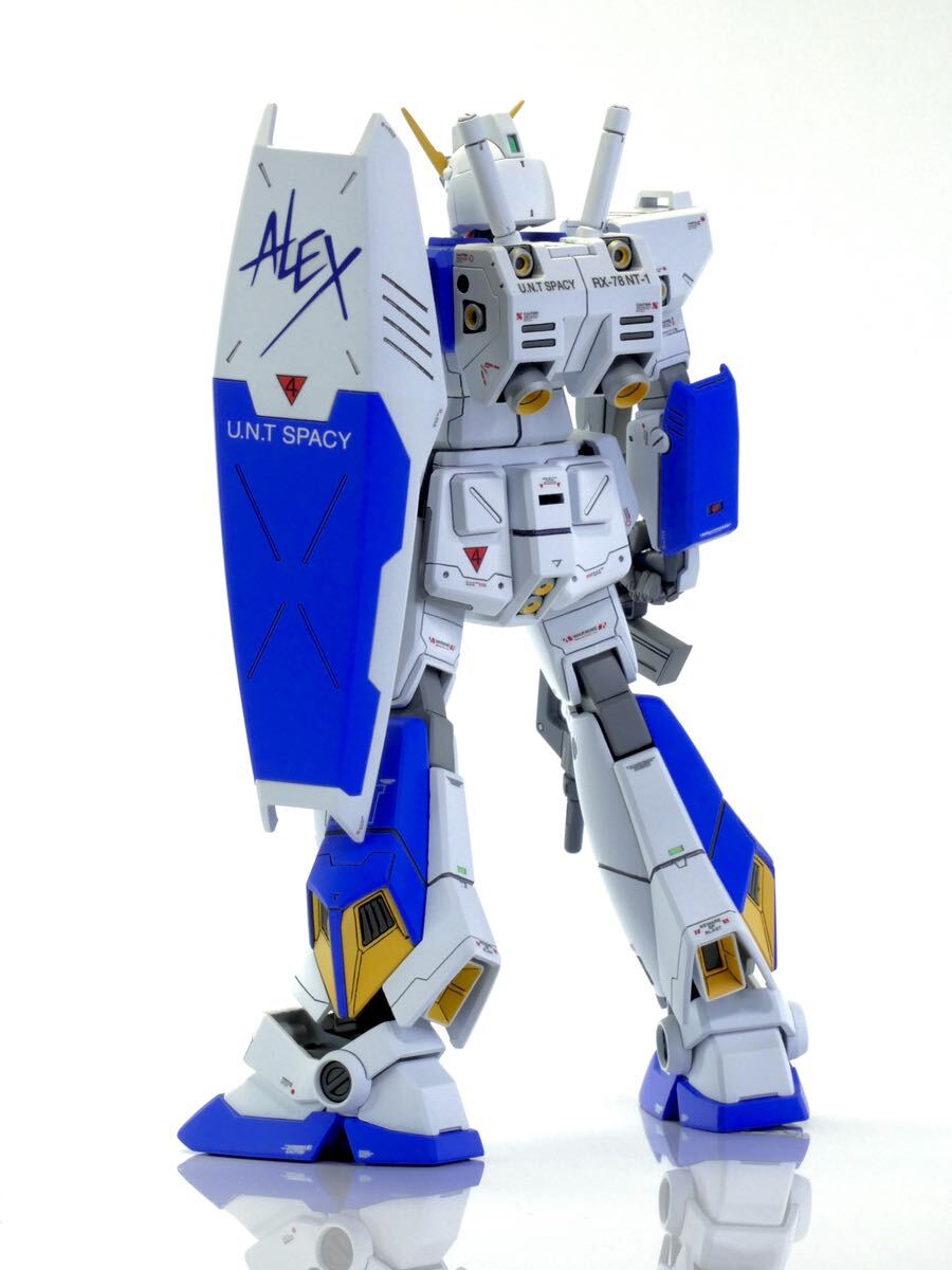 HGUC 1/144 GUNDAM NT1 アレックス スタイル改修 塗装済み 完成品 _画像5