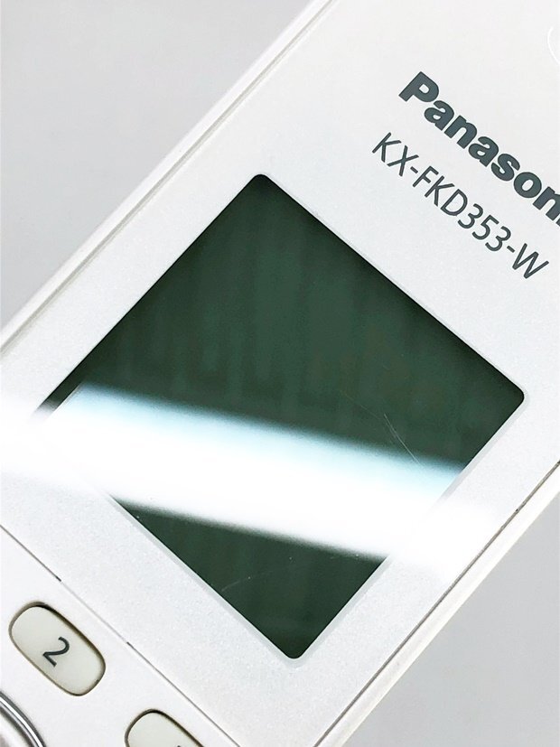 [中古]Panasonic パナソニック VE-GD72-W コードレス電話機 子機2台セット_画像7