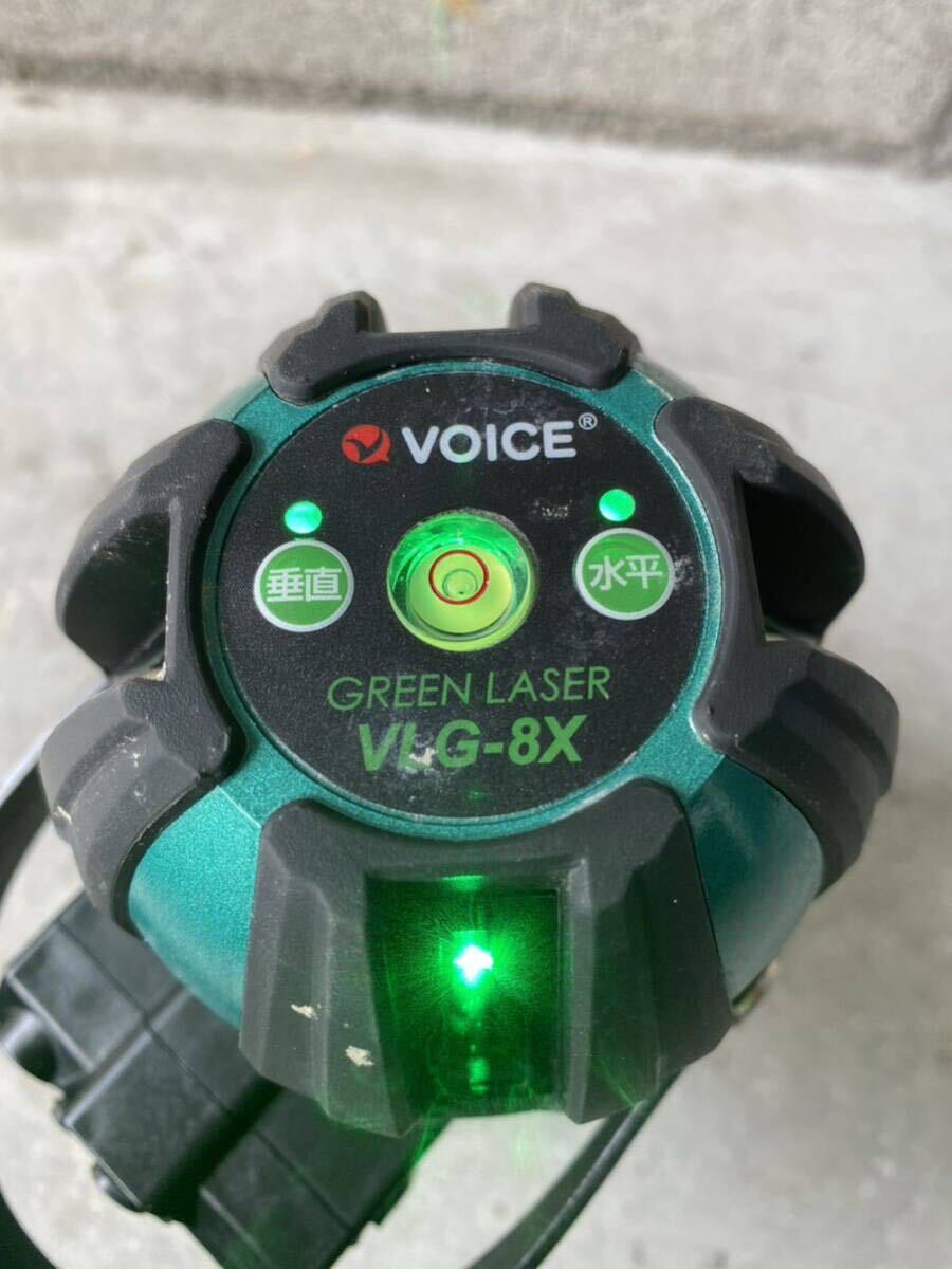 33 VOICE フルライングリーンレーザー墨出し器 VLG-8Xの画像7