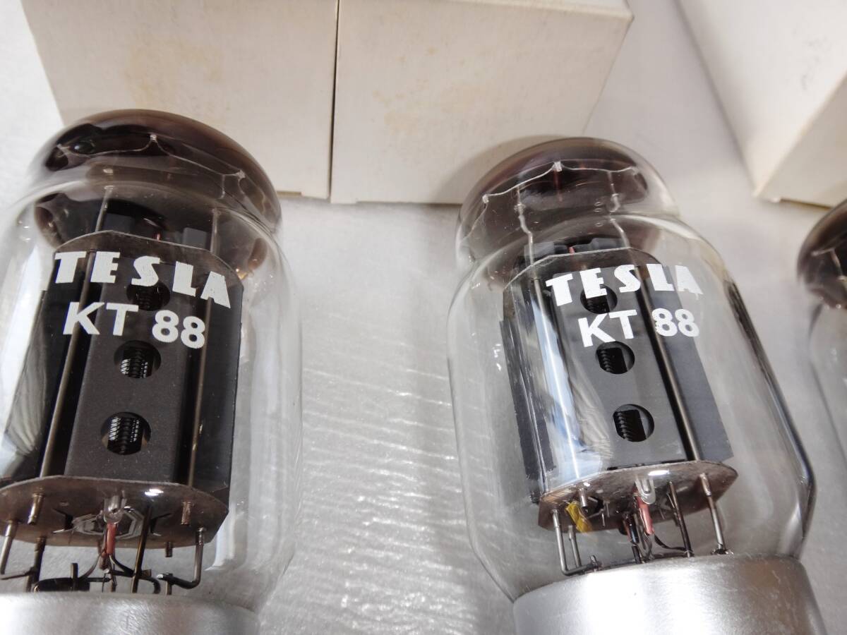 KT 88 （ TESLA　電力増幅管 ）　（NOS 　動作確認・未使用品）　4 本_画像4