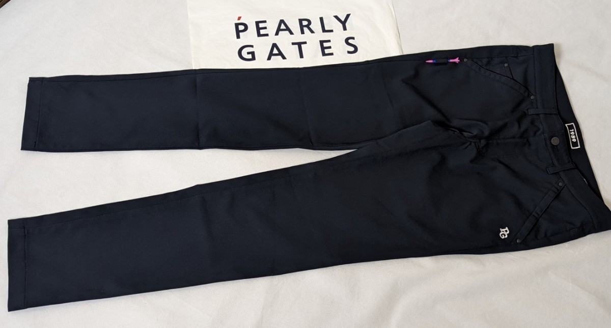 ★新品正規品春夏 PEARLYGATES/パーリーゲイツメンズ5ポケット ドビーストレッチパンツ 5(L)　抜群のストレッチ性、吸収速乾性、UVカット_画像9