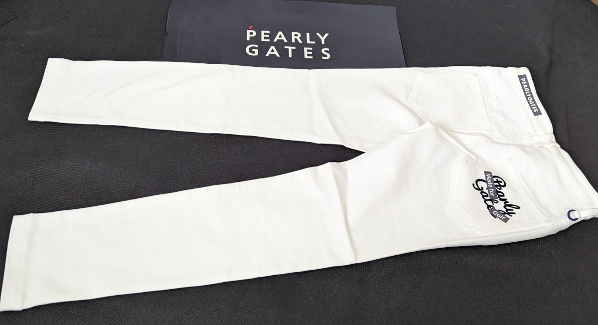 ★新品正規品春物 PEARLYGATES/パーリーゲイツメンズツイル ハイパワーコットンストレッチパンツ 4(M) 抜群のストレッチ性_画像8