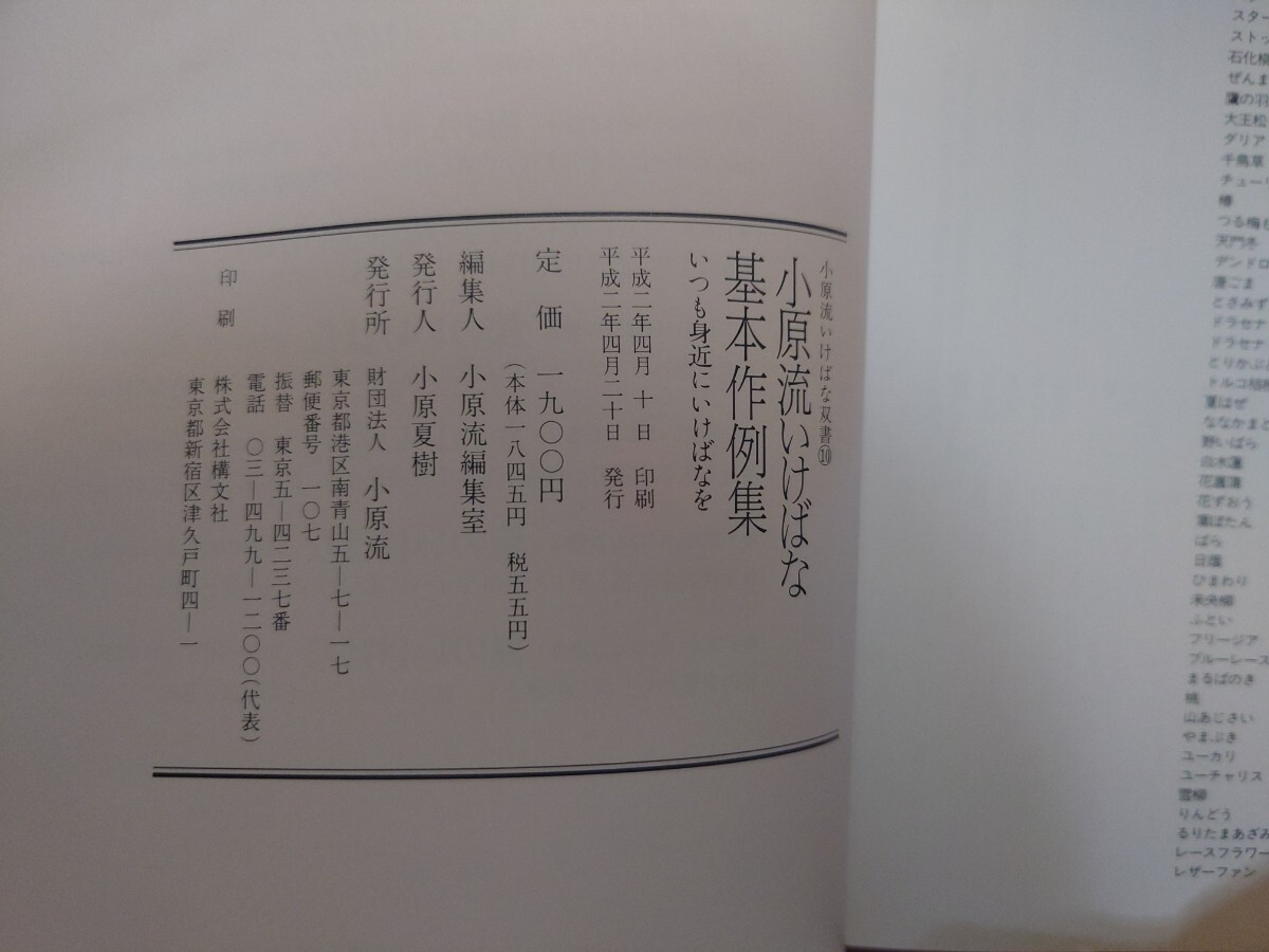 小原流いけばな基本作例集　小原流いけばな双書10 _画像10