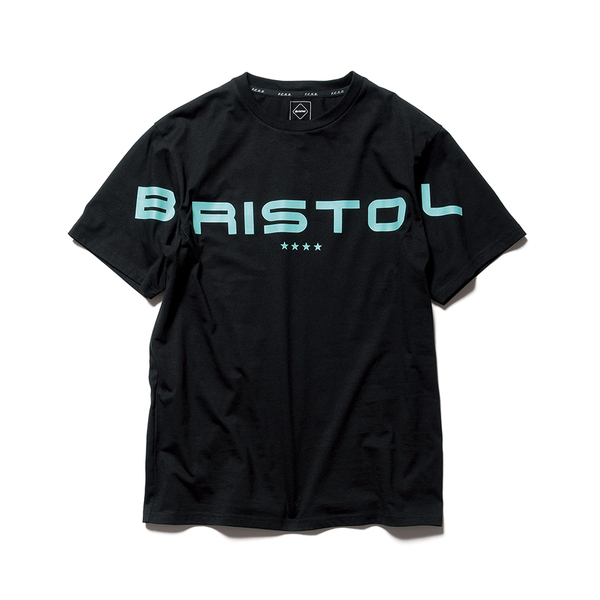 F.C. Real Bristol F.C.R.B. リアルブリストル 2021-22 A/W 46STARS TEE Tシャツ Black 黒 S_画像1