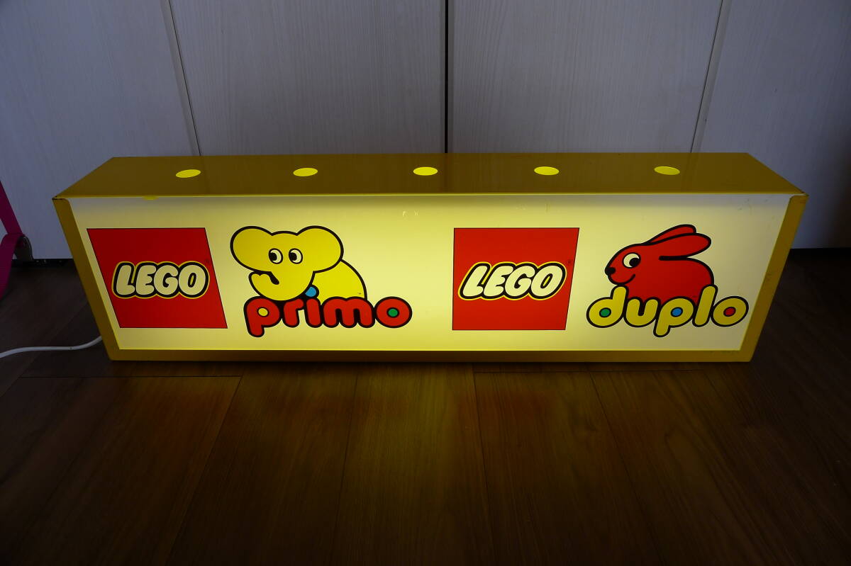 ★処分値下げ！入手困難品★店舗什器 非売品★レゴ LEGO★大型 蛍光灯 電飾 看板 インテリアライト★_画像1