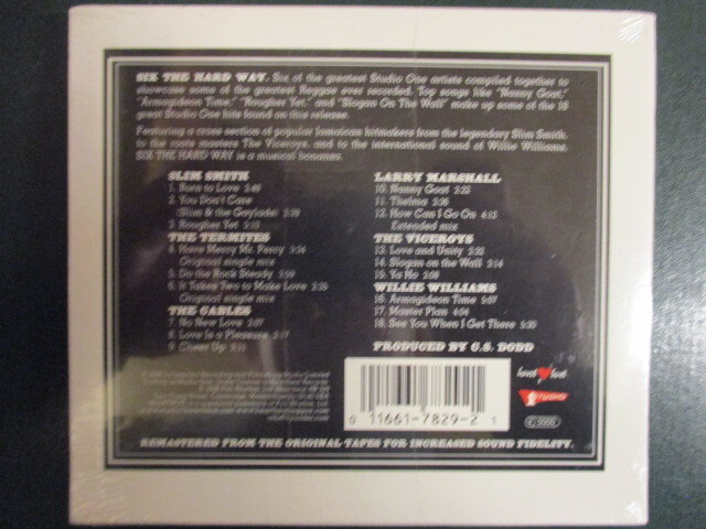 ◆ CD ◇ VA ： Six The Hard Way (( Reggae ))(( 新品 シールド / Studio 1 / Slim Smith / Larry Marshall / The Termites 他_画像2