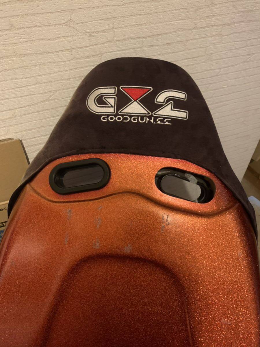  price cut! Good gungdo gun semi bucket seat used color fading large Junk direct taking over hope Seino Transportation shipping possibility.