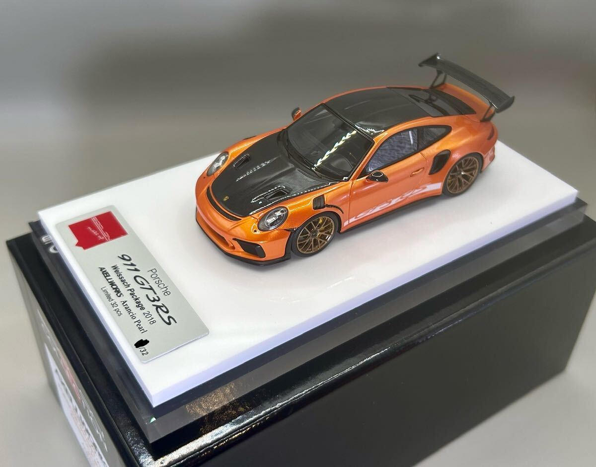 アクセルワークス メイクアップ アイドロン Porsche 911 GT3 RS Arancio Pearl Axellworks Porsche Eidolon Make Upの画像2
