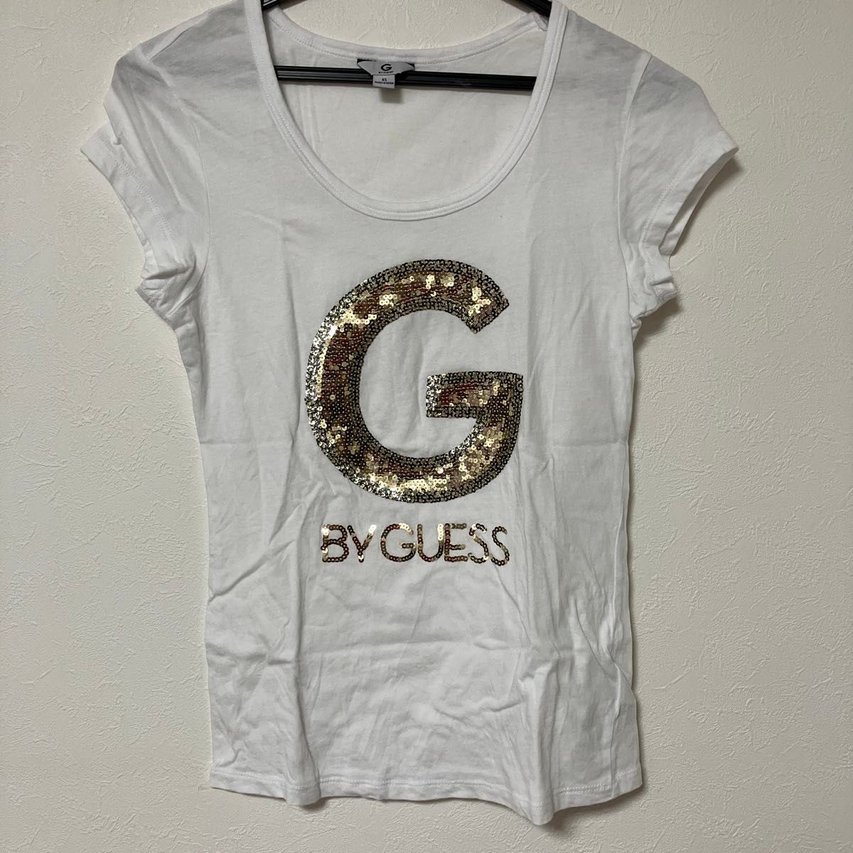 半袖Tシャツ Tシャツ ホワイト 白 半袖　GUESS G BY GUESS