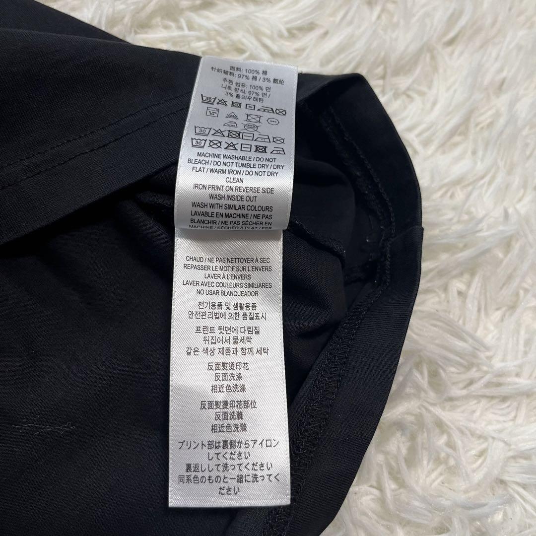 現行!! Burberry バーバリー Tシャツ XLサイズ 現行 TBロゴ ラバーロゴ 黒 ブラック オーバーサイズ ビッグシルエット 大きいサイズ_画像8