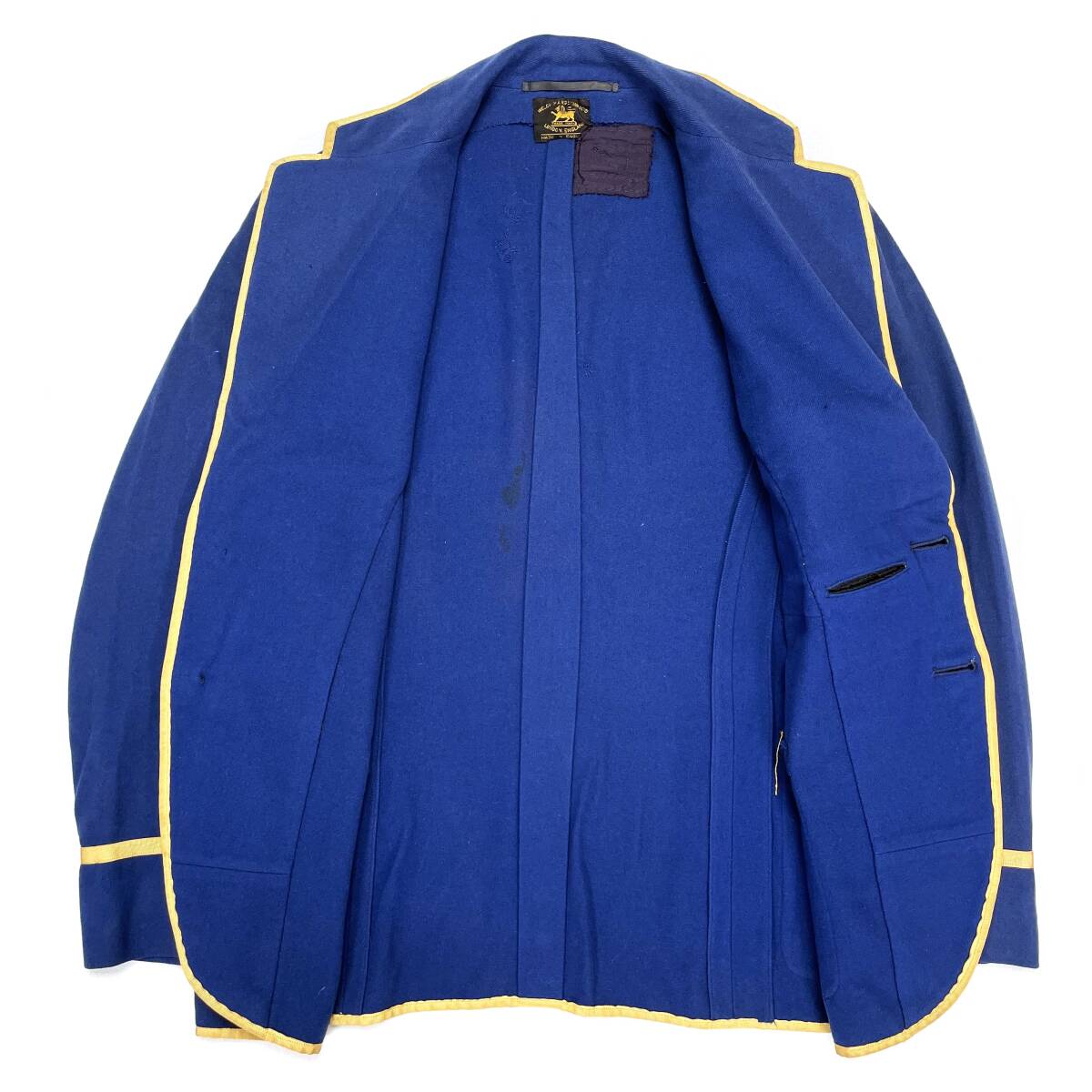 1960'S～ イングランド製 金ボタン ウールスクールジャケット ブレザー (ビンテージ 紺ブレ UK モッズ 50s ロカビリー ベスパ 666 鋲ジャン_画像3