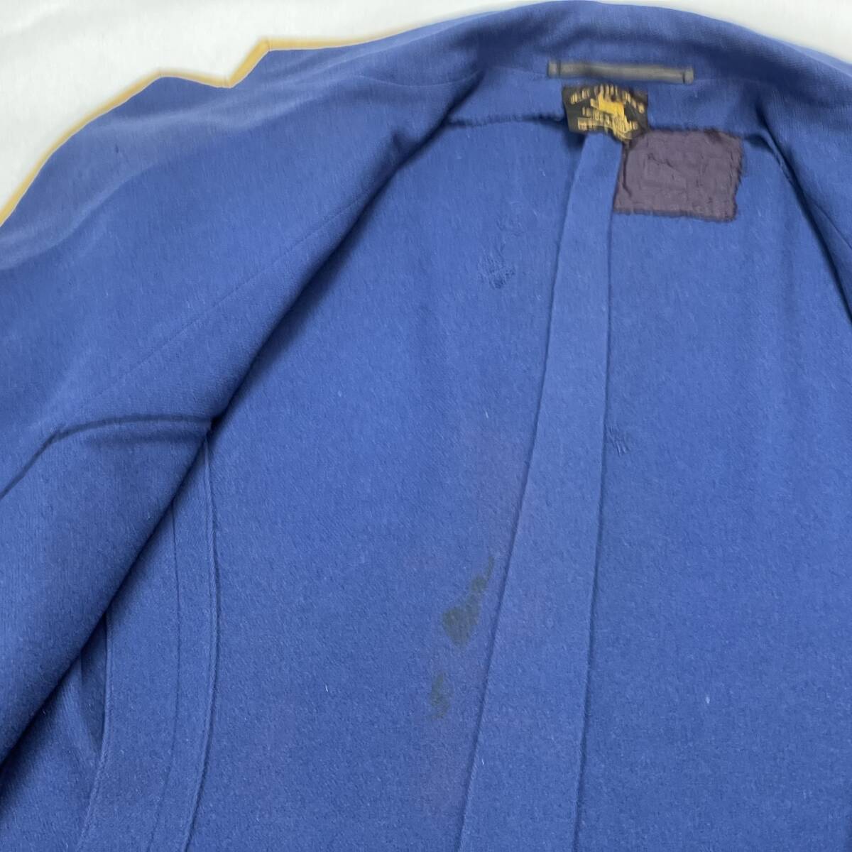 1960'S～ イングランド製 金ボタン ウールスクールジャケット ブレザー (ビンテージ 紺ブレ UK モッズ 50s ロカビリー ベスパ 666 鋲ジャン_画像6