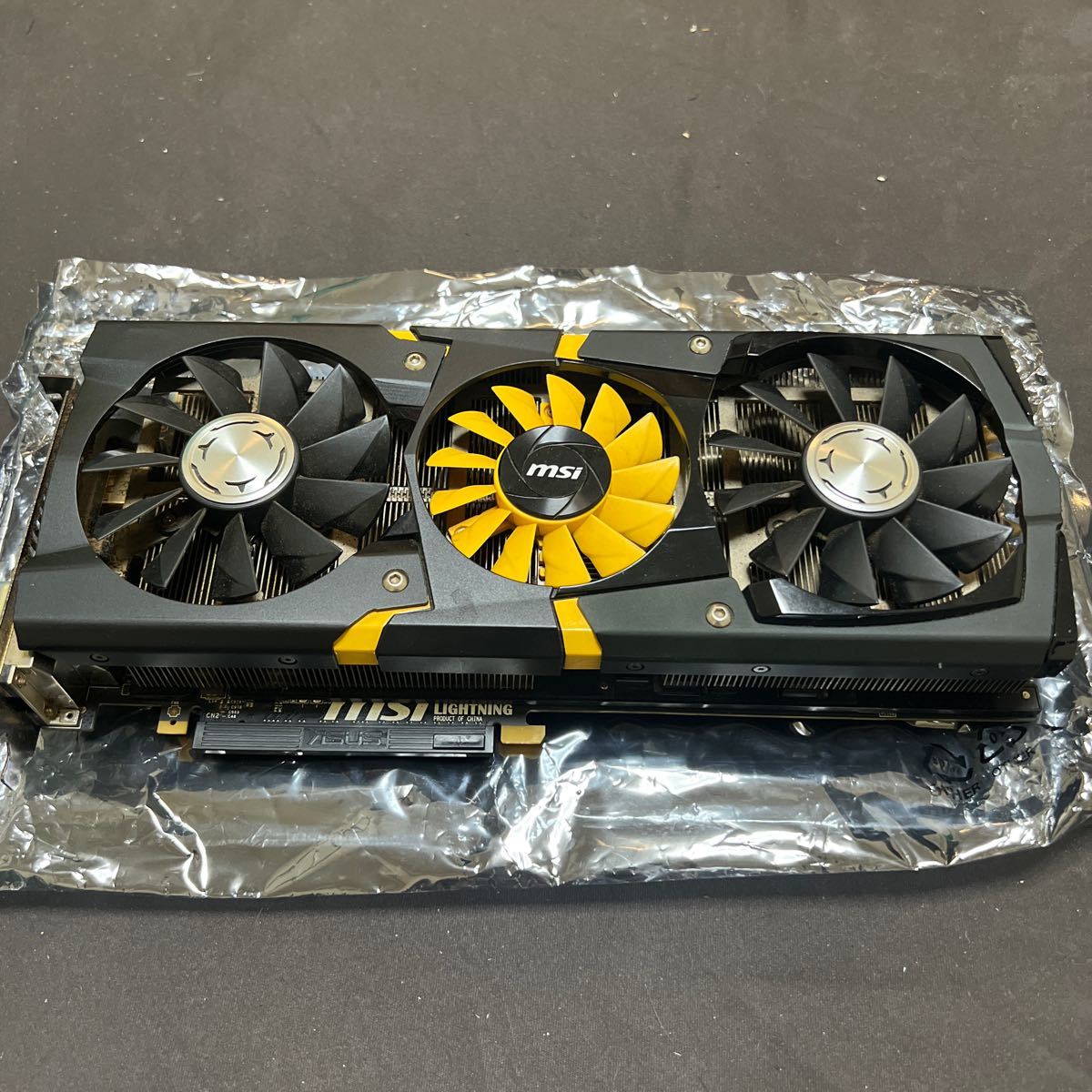 【中古品格安放出】【レアパーツ】NVIDIA GeForce GTX 780 N780GTX Lightning グラフィックボード MSI_画像1