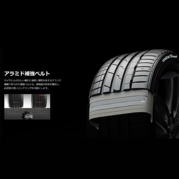 即日発送ok■1本送料込￥24550- 2本送料込￥49100- 4本送料込￥98200-■新品■Hankook ventus S1 evo3 K127 285/30R21 100Y XL ハンコックの画像2