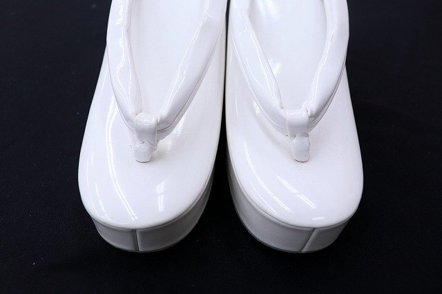 cherry*y9451pz* Japanese clothes bride. small articles special collection * have on possible * wedding bride for zori single goods * white series approximately 24cm * photographing front .. wedding [ secondhand goods ]