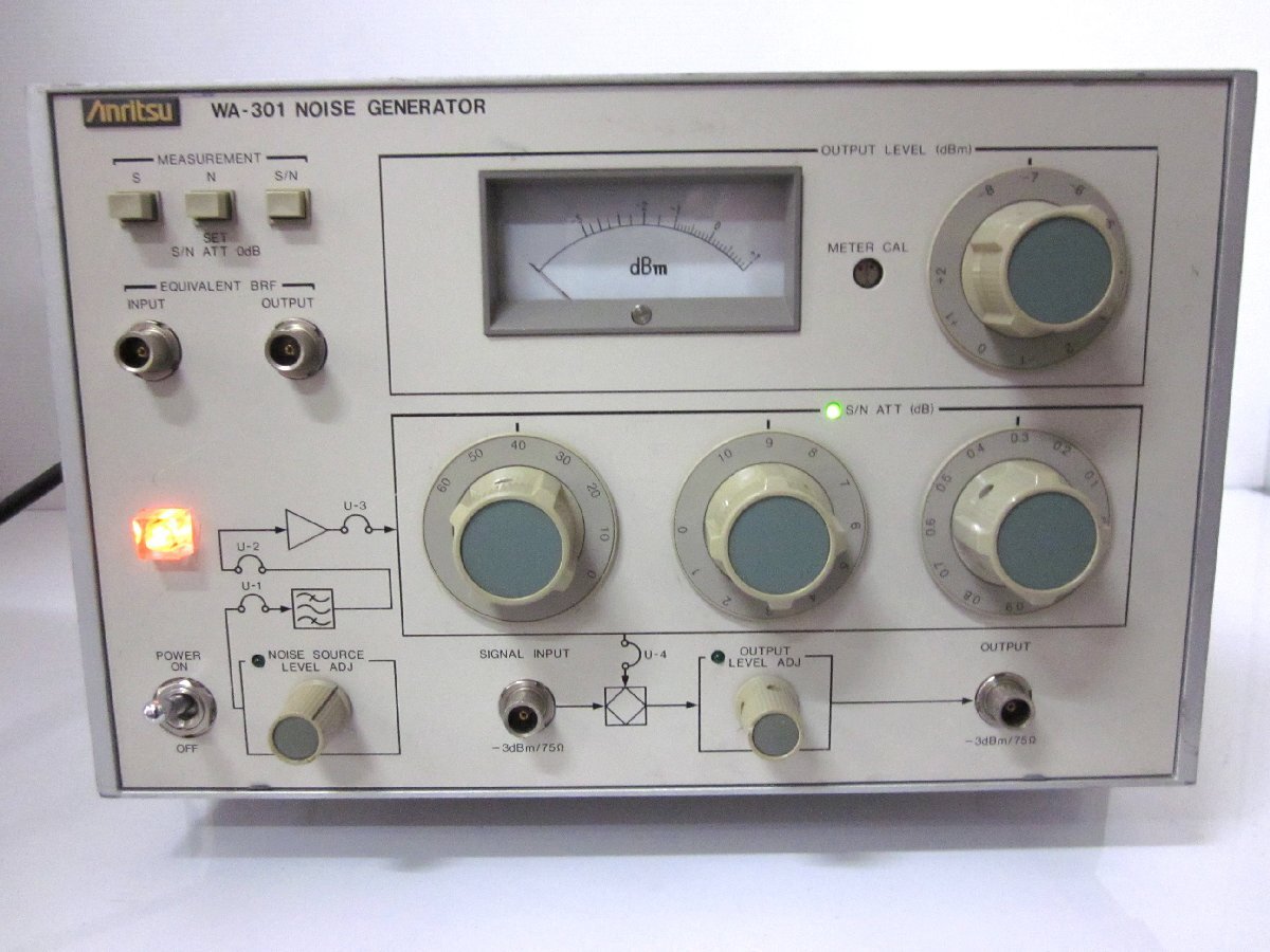 【中古】雑音発生器　WA-301　アンリツ　ANRITSU　3z2058　★送料無料★[信号発生器]_画像9