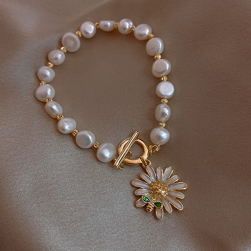 本真珠 ブレスレット 淡水パール 真珠のブレスレット 腕輪 高品質 レディースアクセサリー プレゼント パーティー 祝日 結婚式 二次会zs115の画像1