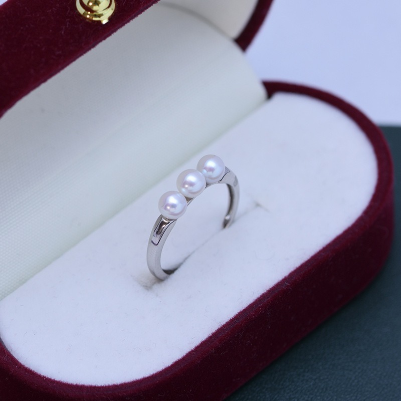 パール 指輪 淡水パール 淡水真珠 パール指輪 リング 真珠 レディースアクセサリー 指輪 結婚式 母の日 本真珠 シルバーs925 卒業式 zj14の画像4