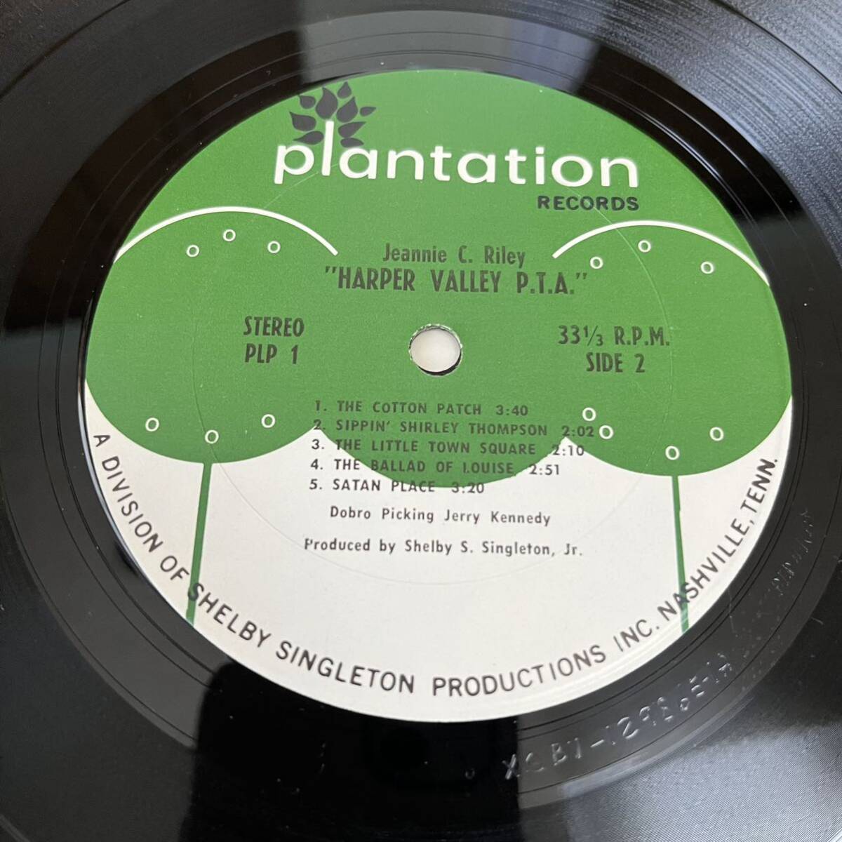 【US盤米盤】JEANNIE C RILEY HARPER VALLEY PTA ジーニーCライリー / LP レコード / PLP1 / 洋楽ポップス /_画像8