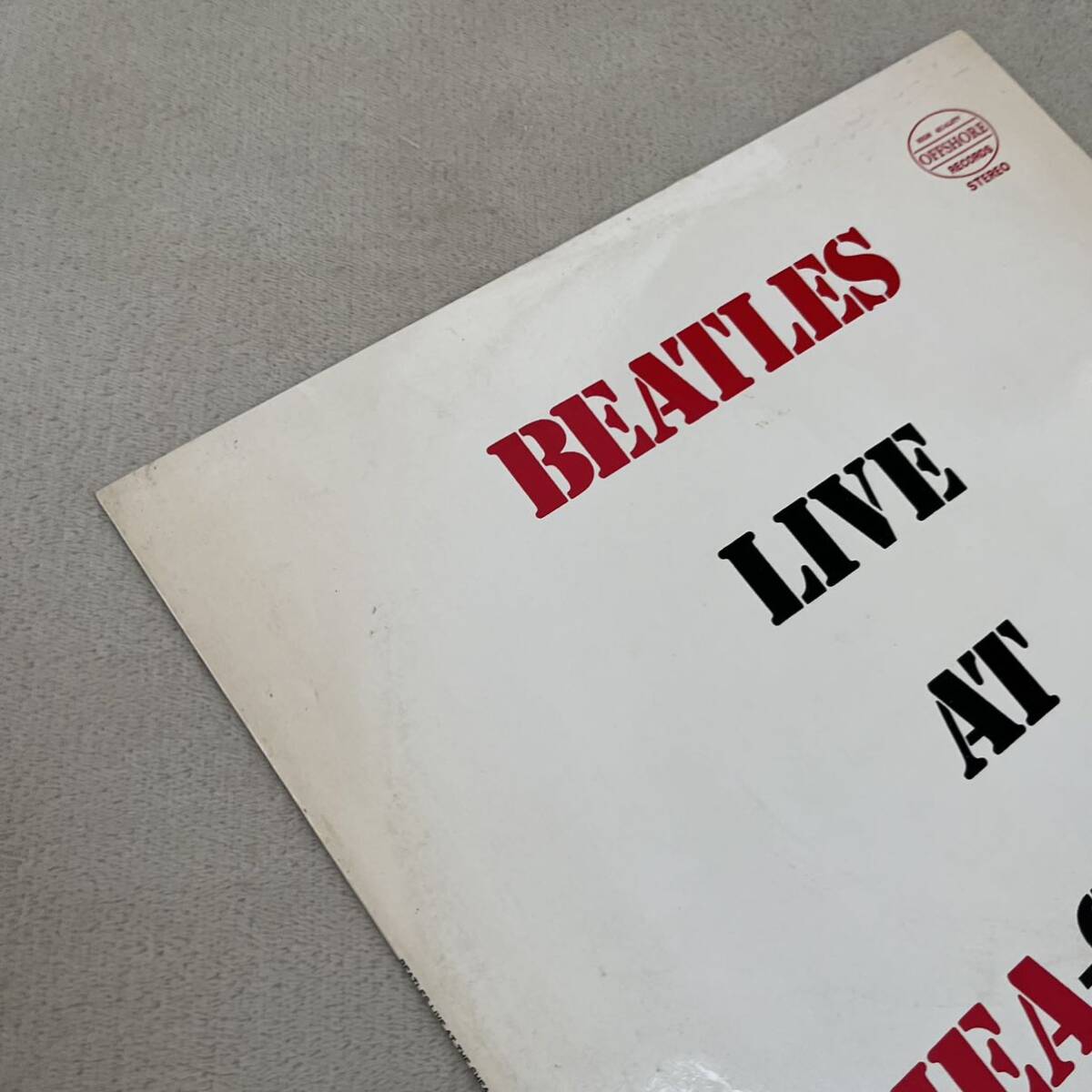 【ペラジャケ】BEATLES LIVE AT SHEA STADIUM IN 1964 ビートルズ / LP レコード / OG802 OF-730 / 洋楽ロック /_画像5