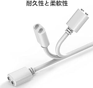 磁気充電ケーブル マグネット USB充電コード バイブアタッチメント用 30cm wuernine 2ピン間の距離2.5mm スマ_画像4