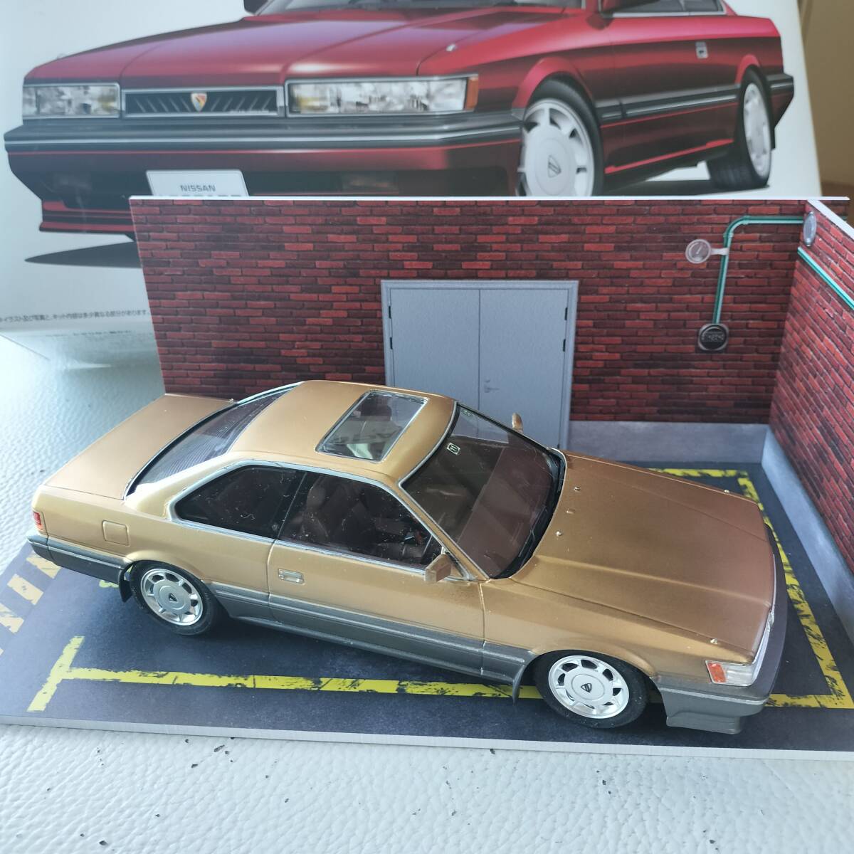 アオシマ　日産　レパード　F31　あぶない刑事　1/24　完成品_画像6