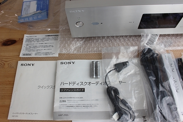 ★展示機 メーカー保証有！SONY ハードディスクオーディオプレーヤー HAP-Z1ES★_画像3