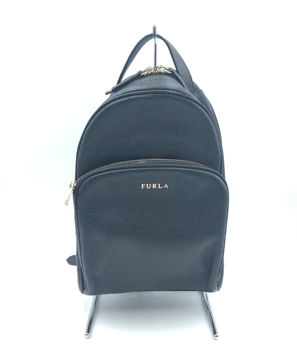 □★ FURLA フルラ リュックサック ブラック 黒 バックパック デイパック