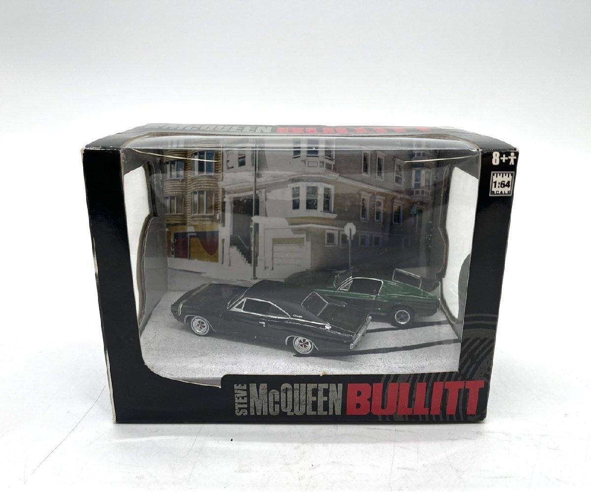 ●未開封品 GreenLight Steve McQueen Bullitt Diorama 1968 マスタング GT チャージ