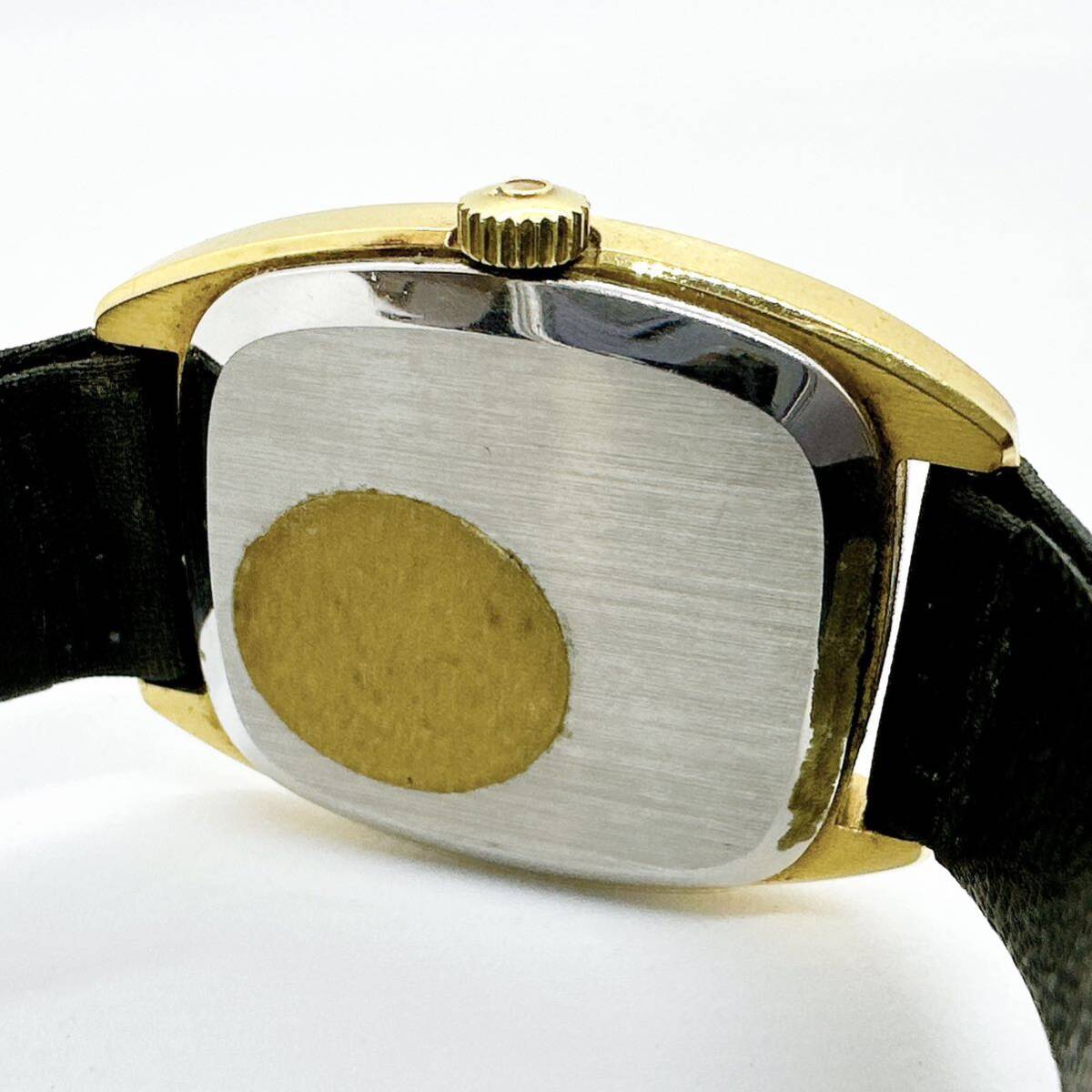 0326f オメガ OMEGA 稼働品 デビル DE VILLE レディース 腕時計 手巻き ゴールドカラー アンティーク ヴィンテージ_画像6