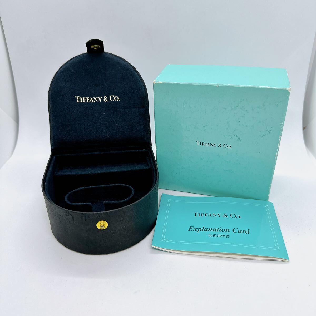 0331k ティファニー TIFFANY & Co. 箱 空箱 ケース ボックス 純正 腕時計 ヴィンテージ アンティークの画像1