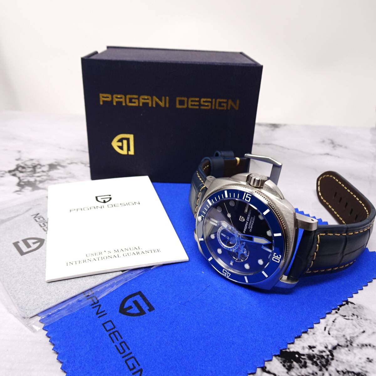 送料無料〓新品〓腕時計 パガーニデザイン PAGANI DESIGN 機械式・NH39Ａ・オープンハート・オマージュウォッチ・サファイア・PD-1736の画像10