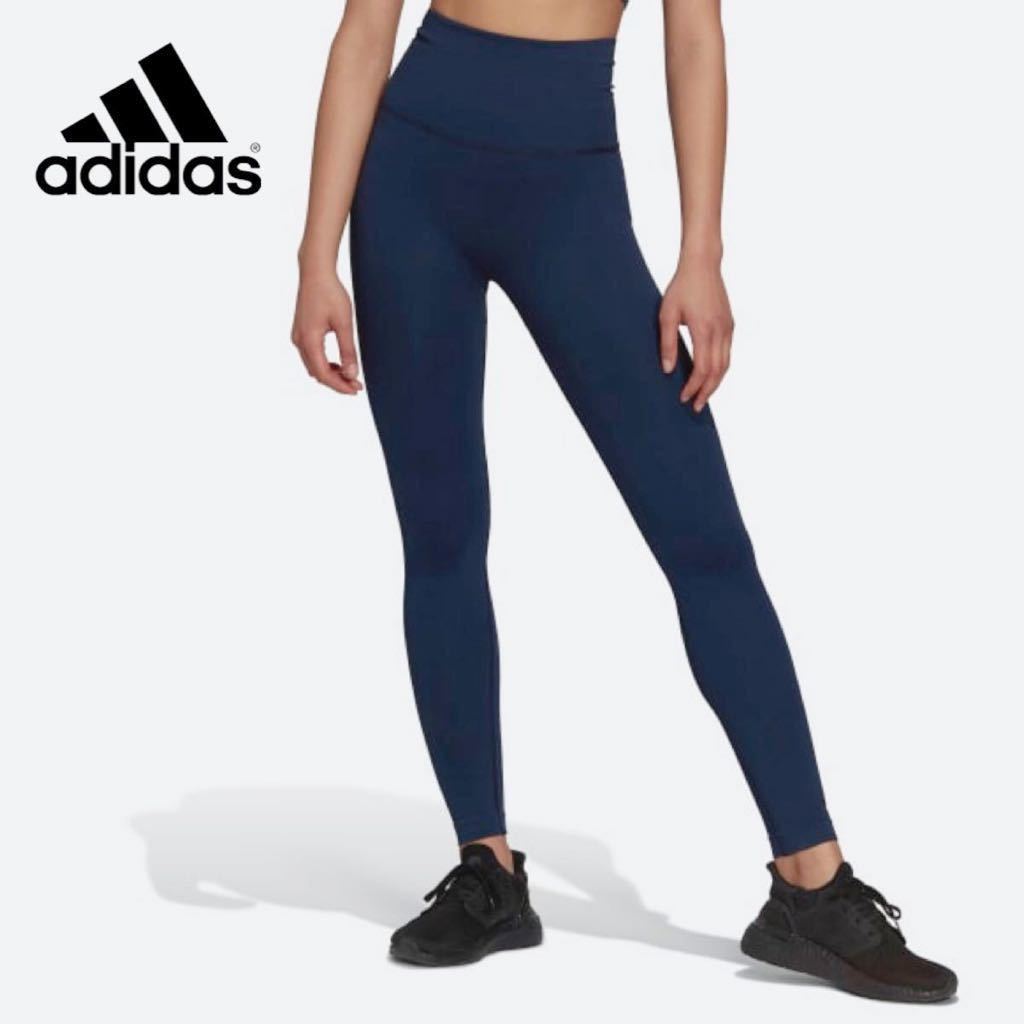 新品未使用 アディダス FORMOTION SCULPT TIGHTS【OT】定価8789円 着圧 レギンス adidas スポーツ ジム トレーニング タイツ 運動 ネイビー_画像1