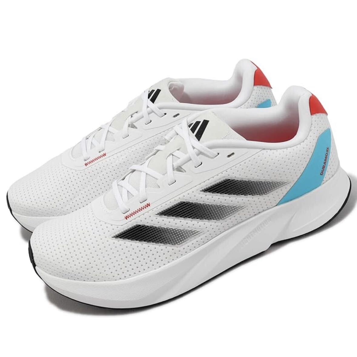 新品 adidas デュラモ SL【25cm】ランニングシューズ スニーカー 厚底 ランニング アディダス 運動 ウォーキング スポーツ DURAMO 7869 白_画像2