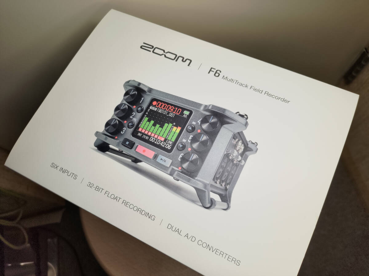 新品同様 オマケ付 即戦力 Zoom F6 Field Recorder フィールドレコーダー _画像5