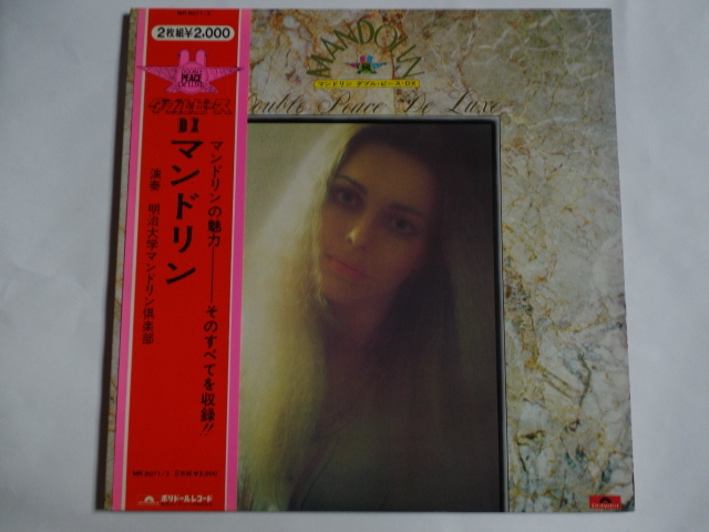 中古LPレコード 「マンドリン　ダブル・ピースDX」　２枚組_画像1