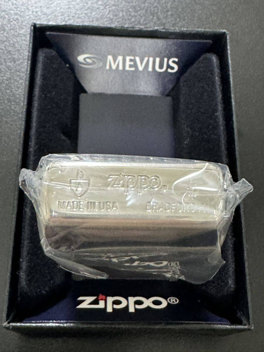 zippo メビウス アーマー 限定数 350個 限定品 MEVIUS Armor Case 2010年製 スリム 特殊刻印 シリアルナンバー NO.086/350_画像2