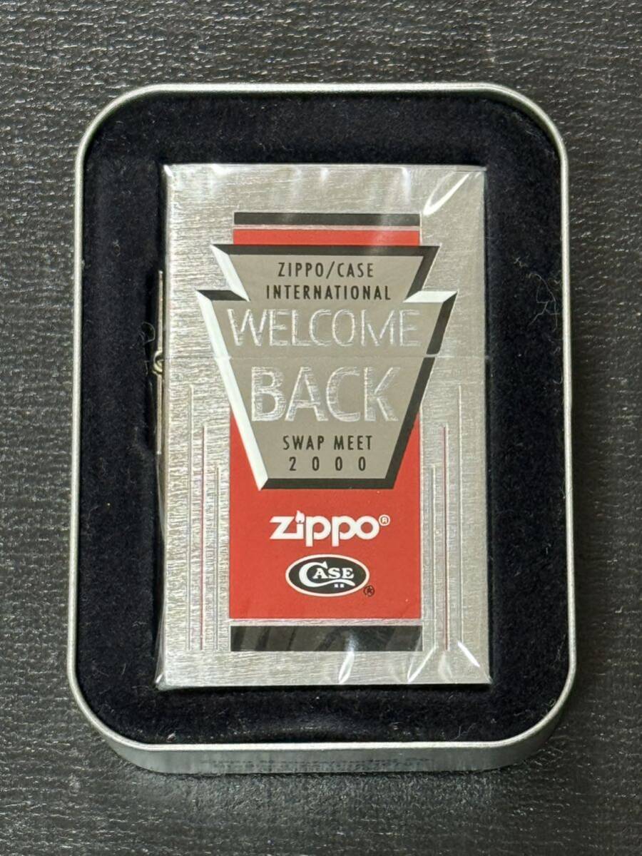 zippo SWAP MEET 2000 1933 REPLICA FIRST RELEASE スワップミート 1933レプリカ 年代物 WELCOME BACK 外ヒンジ デットストック_画像1