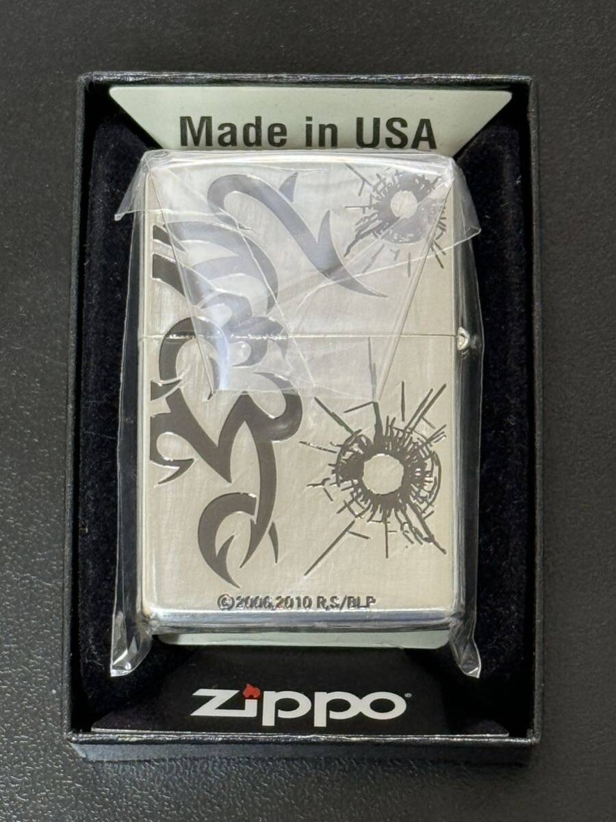 zippo BLACK LAGOON レヴィ ブラックラグーン 2023年製 アニメ 両面デザイン 特殊加工品 ケース 保証書_画像3