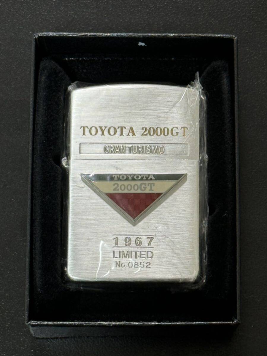 zippo TOYOTA 2000GT GRAN TURISMO 限定品 1967 LIMITED 年代物 2002年製 GRAN TURISMO MODEL TYPE MF10 シリアルナンバー NO.0852