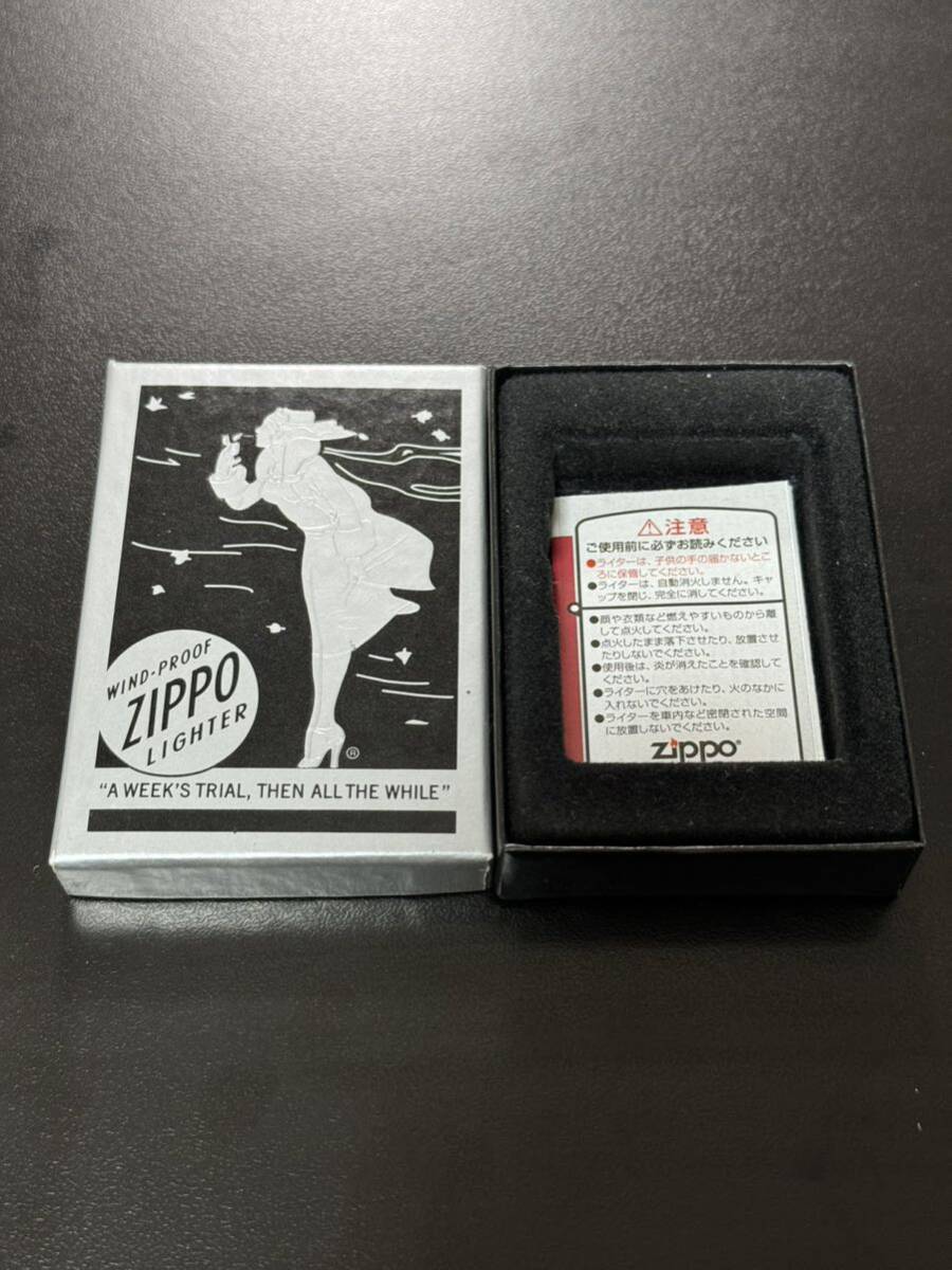 zippo Seven Stars 1935REPLICA セブンスター 1935レプリカ 2008年製 限定品 七連星 外ヒンジ 懸賞当選品 特殊加工品 ケース 保証書