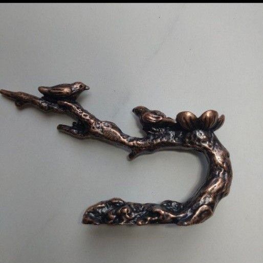 真鍮製逆流香炉　アロマ梅の花　池のカエル倒流香炉