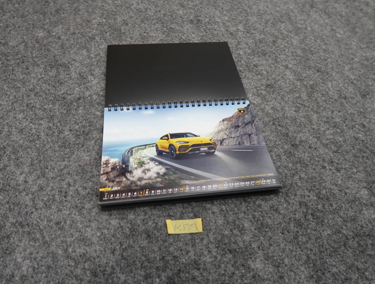  Lamborghini 2019 year desk calendar Aventador ula can K527 postage 370 jpy 