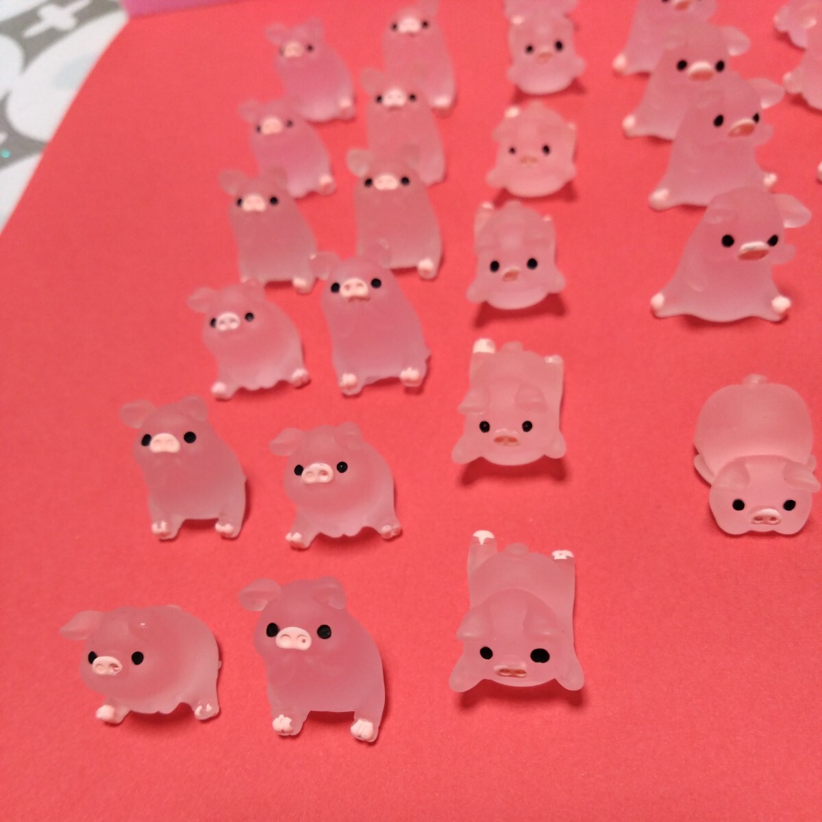 No.109 pig Chan 28 pig deco parts hand made for large amount!
