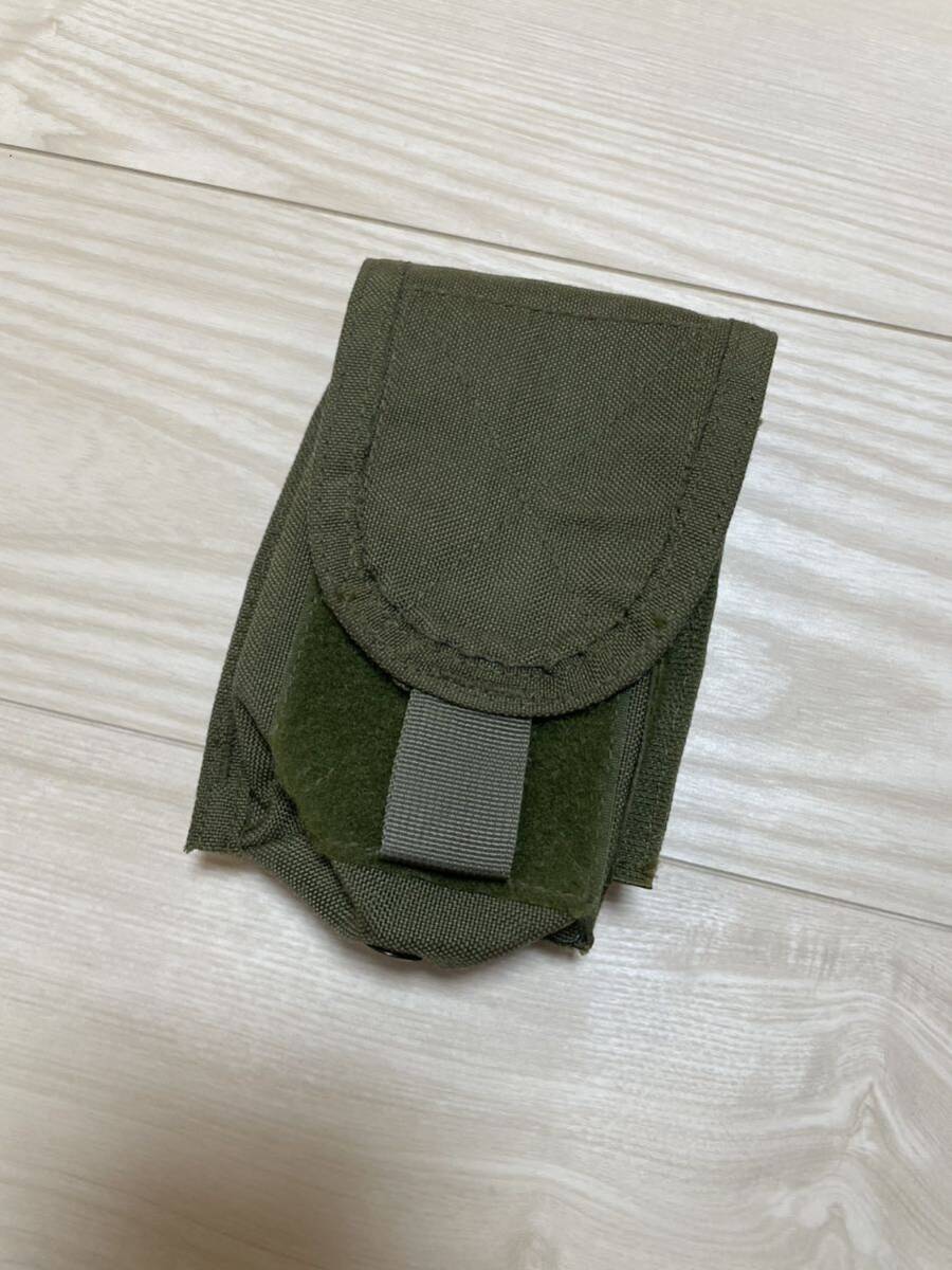  MSA PARACLETE FACE POUCH 117E フェイスポーチ パラクレイト SG スモークグリーン RG レンジャーグリーン 米軍 自衛隊の画像1