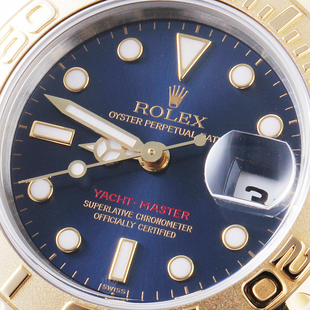 ロレックス ヨットマスター 169623 ブルー A番 中古 レディース 腕時計の画像6