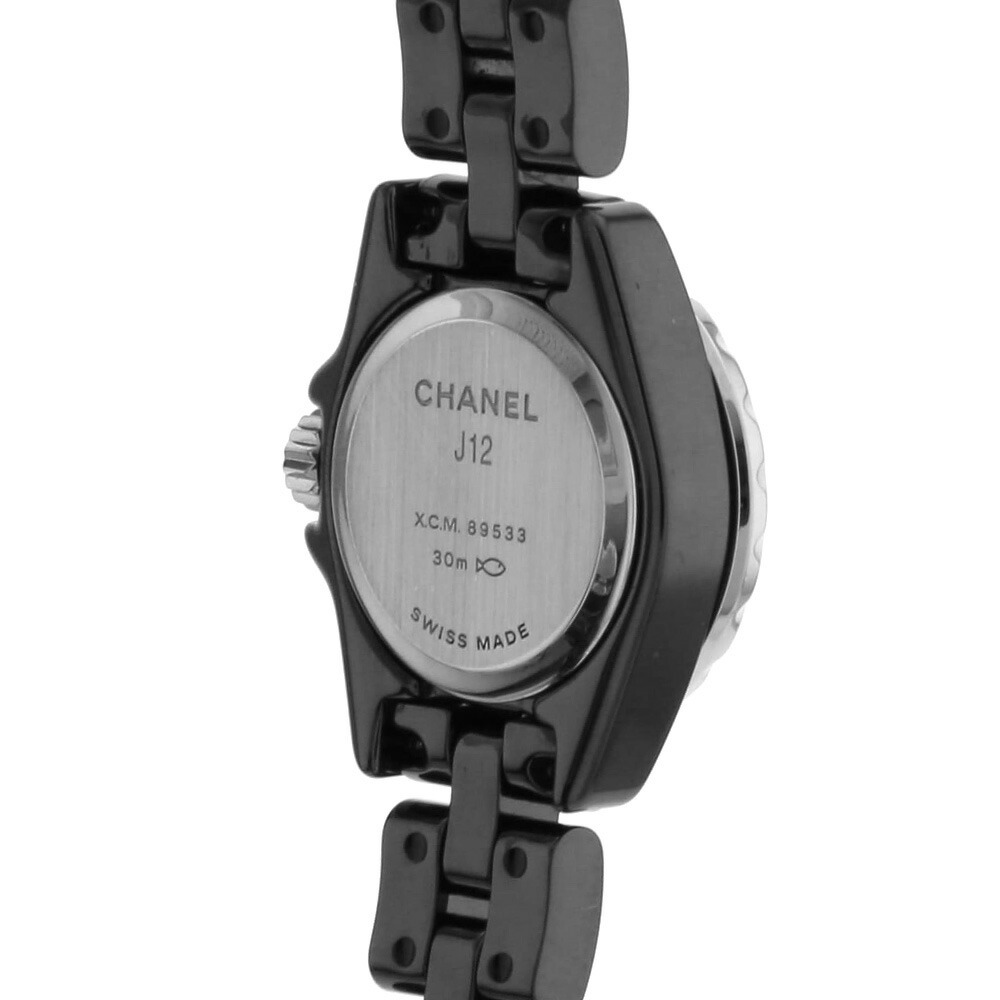 シャネル J12 XS ブラック H5235 中古 レディース 腕時計_画像3